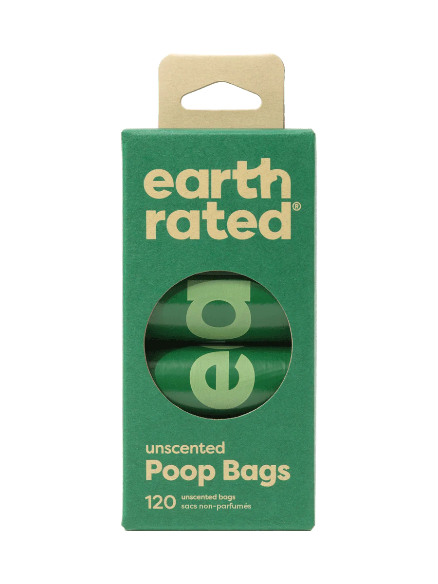 Earth Rated Poop Bags 8 rolls 120ct