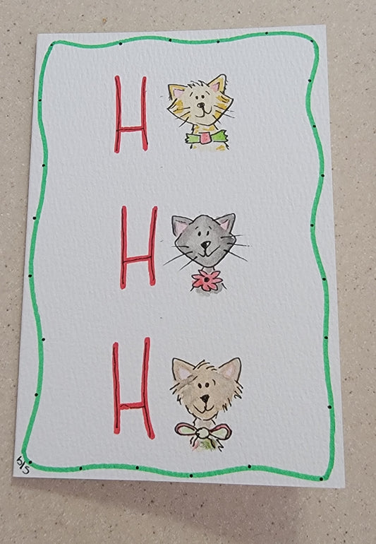 Watercolor Holiday Greeting Card