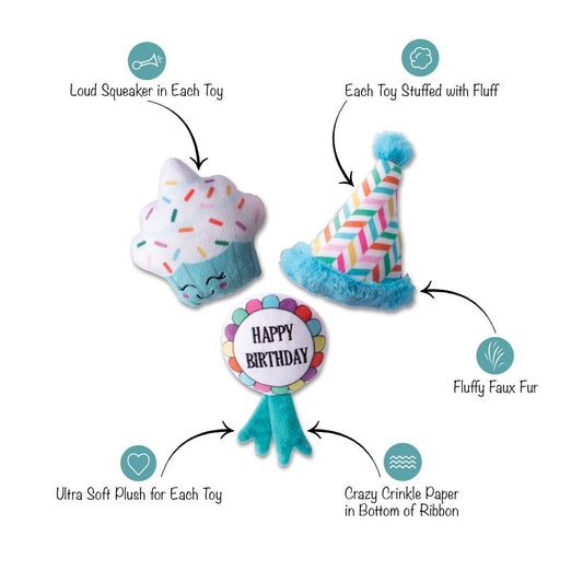 Birthday Dog 3pk for Small Dogs