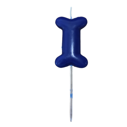Individual Dog Bone Birthday Candles