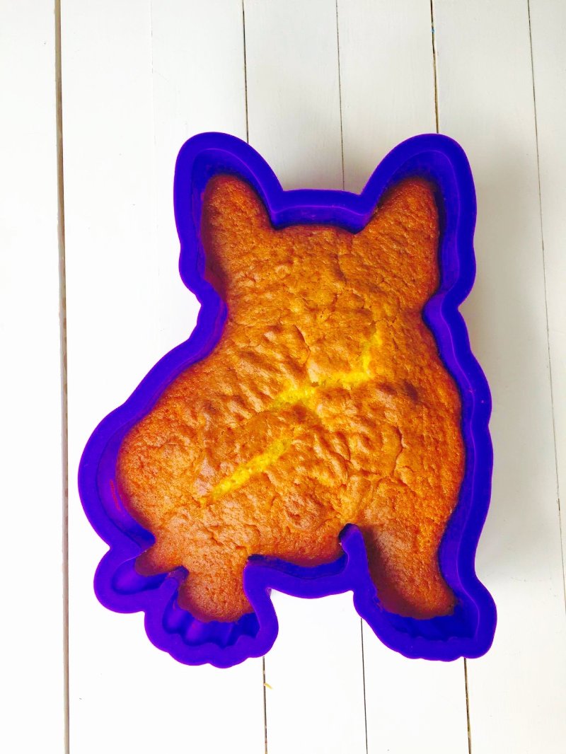 French Bulldog Boston Terrier Birthday Cake Pan w/Bandana and Bone Candle