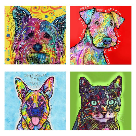 Artist Dean Russo Dog and Cat Art