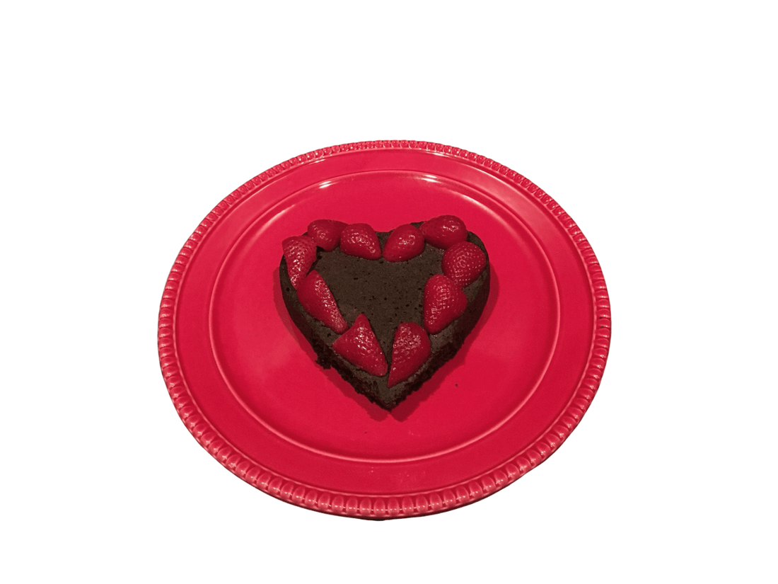 A Dog Valentine Idea Heart Shape Cake