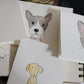 Custom Watercolor Portrait Card Simple 4 x 6