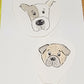 Custom Watercolor Portrait Card Simple 4 x 6