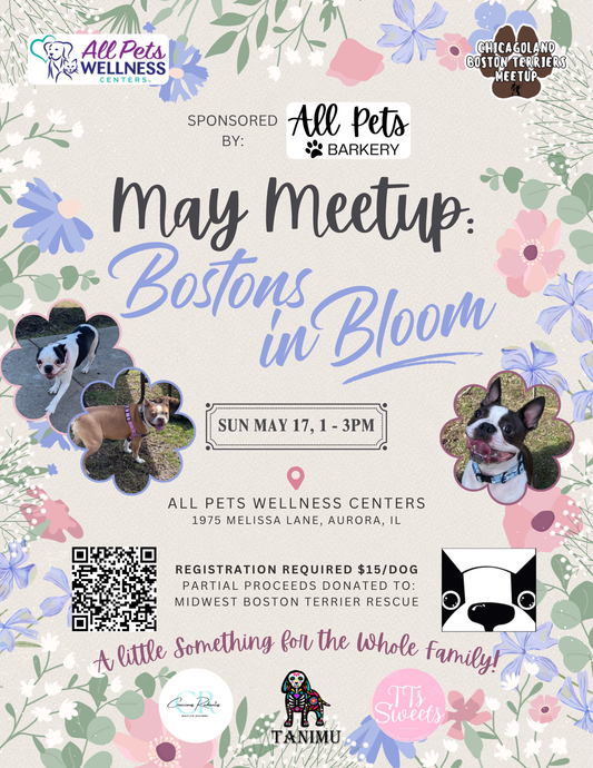 Bostons in Bloom - Boston Terrier Meet-up Registration