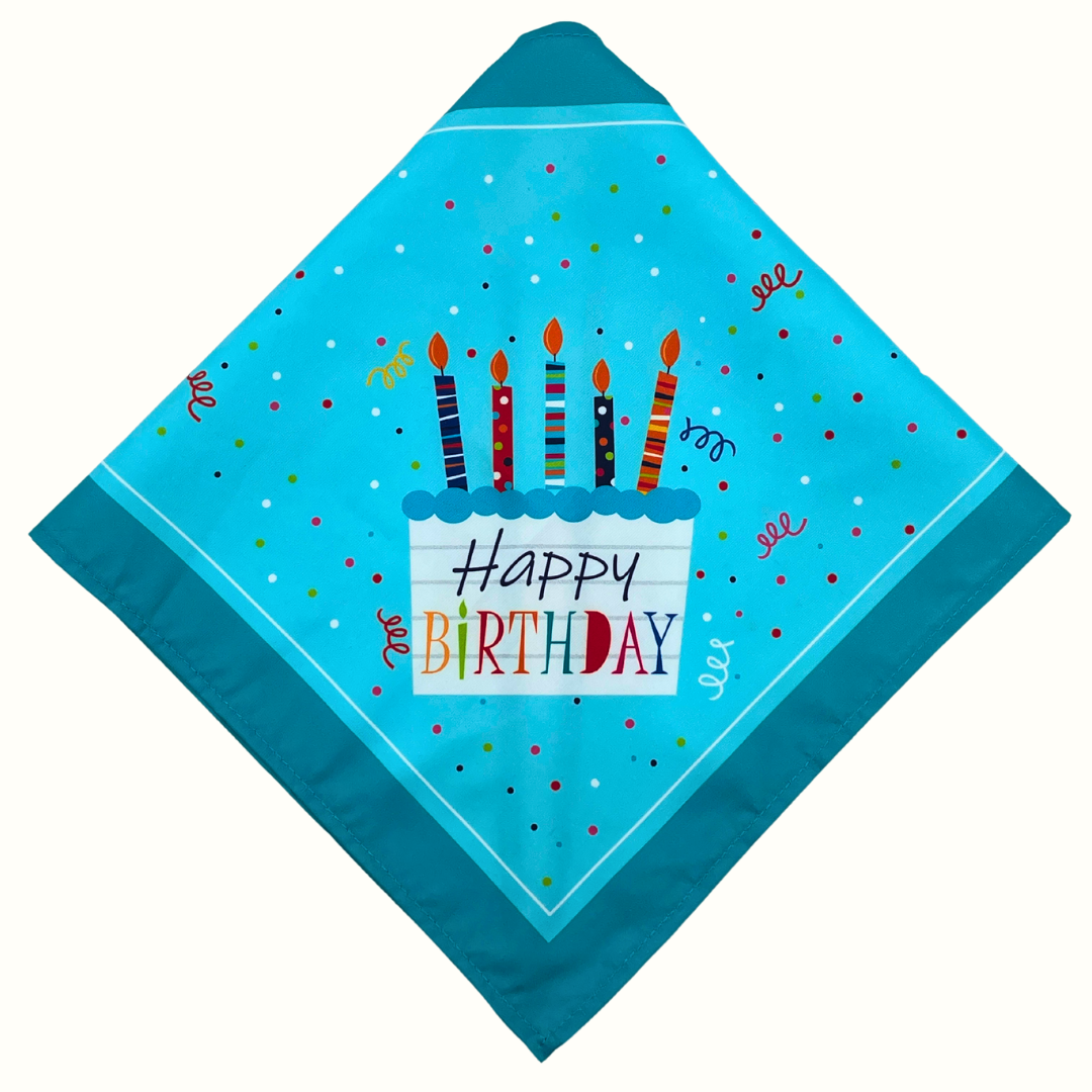 Happy Birthday Dog Bandanas