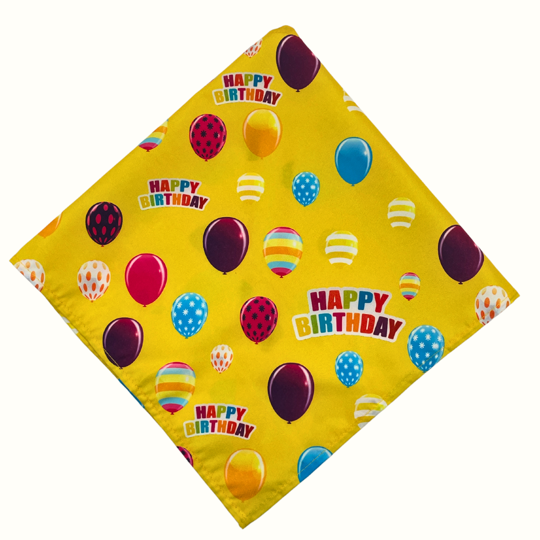 Happy Birthday Dog Bandanas