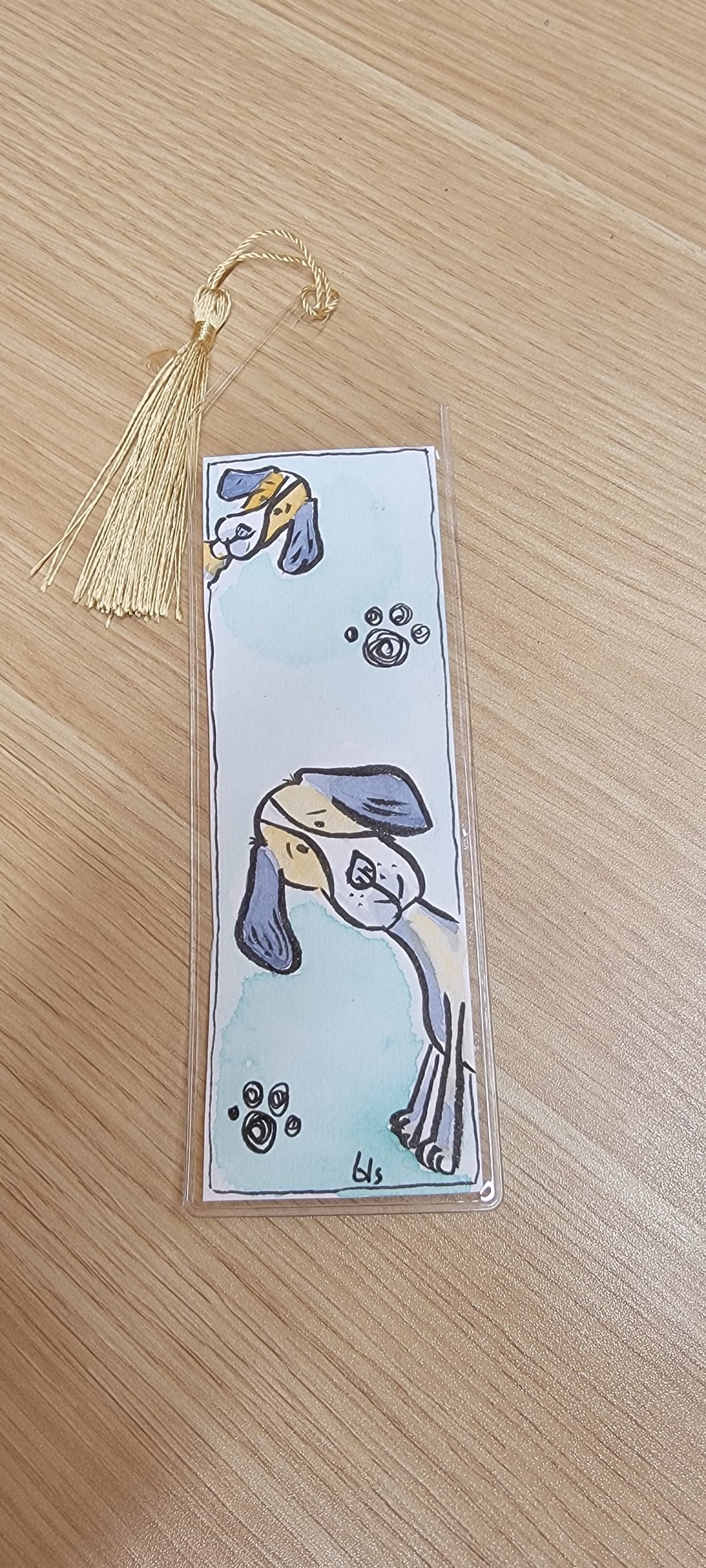 Bookmark - Watercolor & Marker