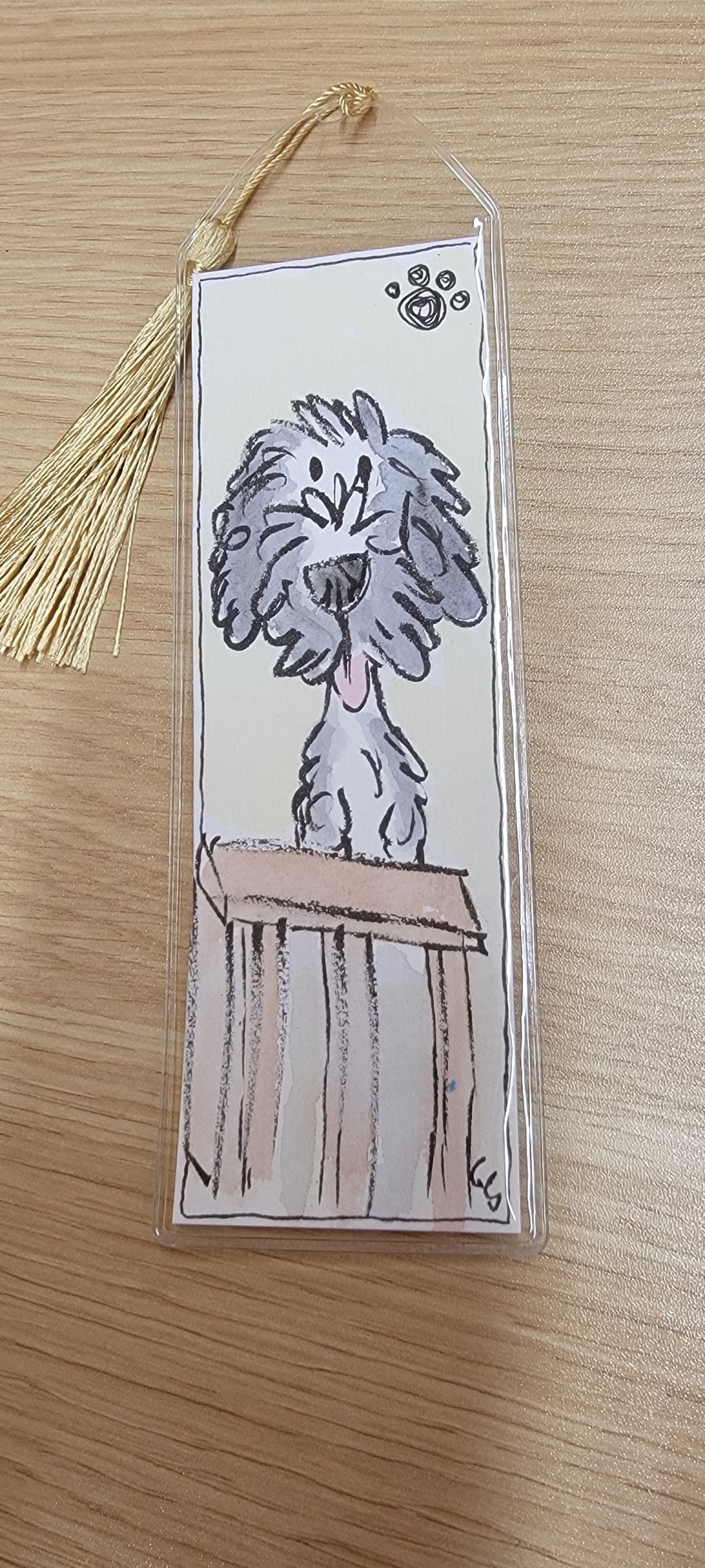 Bookmark - Watercolor & Marker