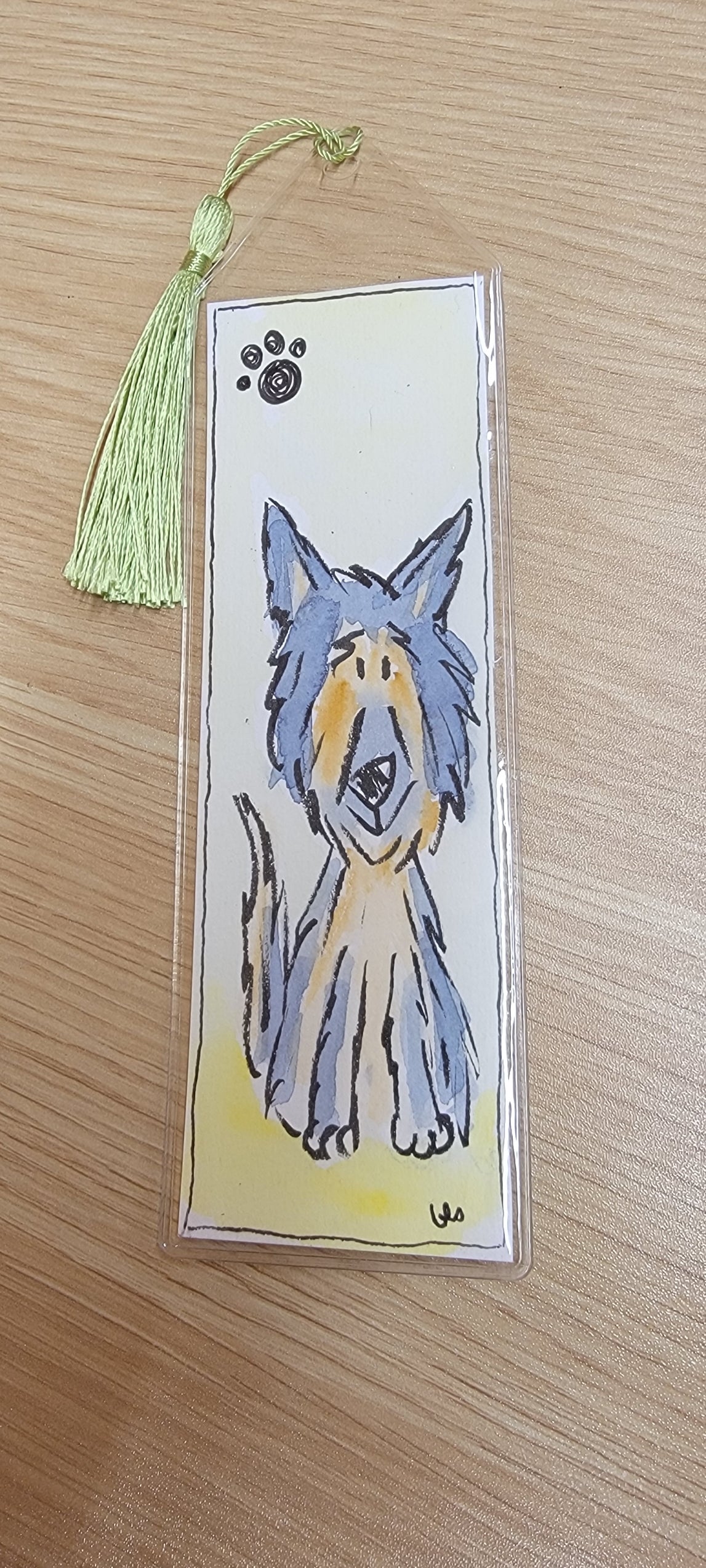 Bookmark - Watercolor & Marker