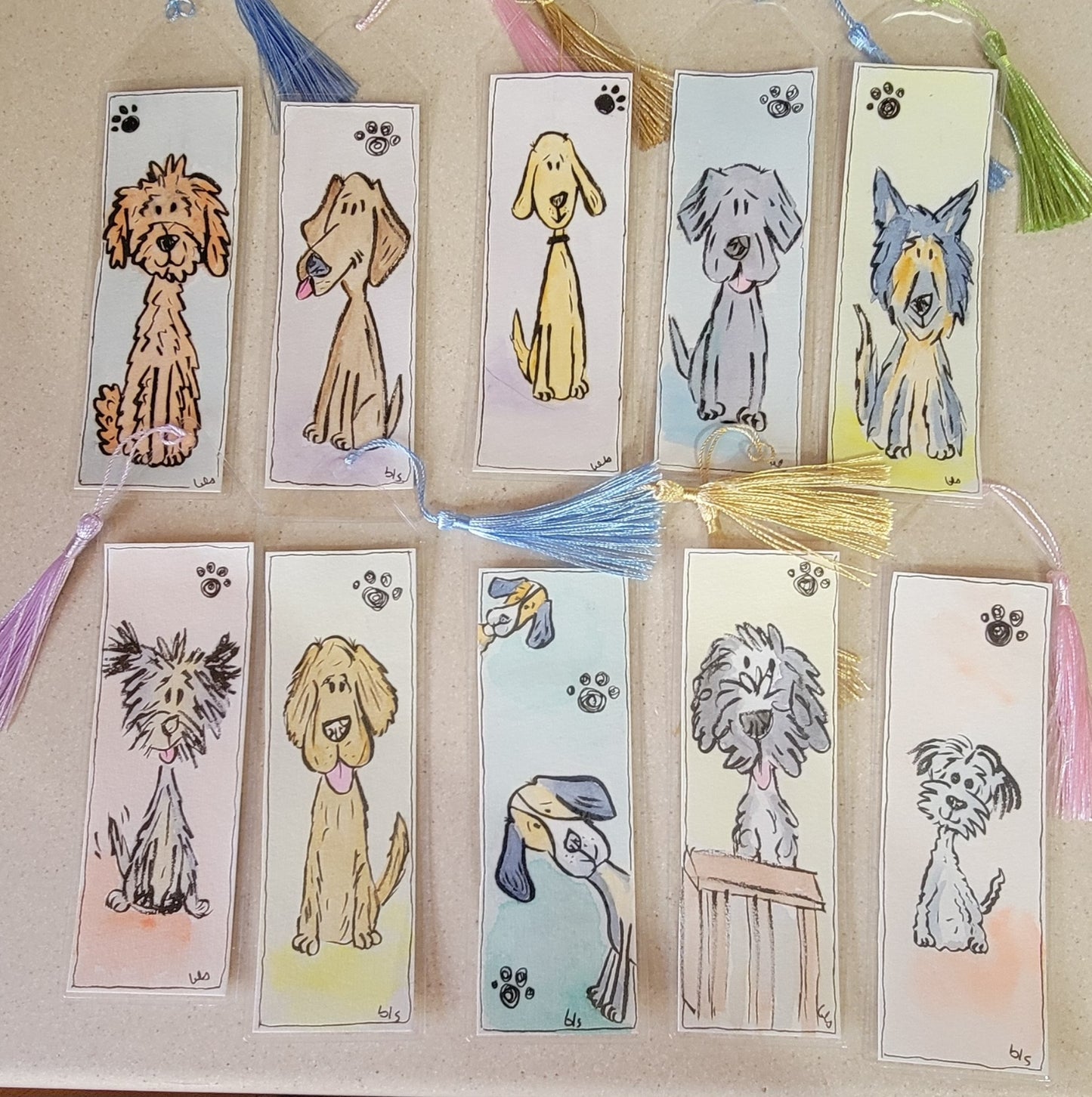 Bookmark - Watercolor & Marker