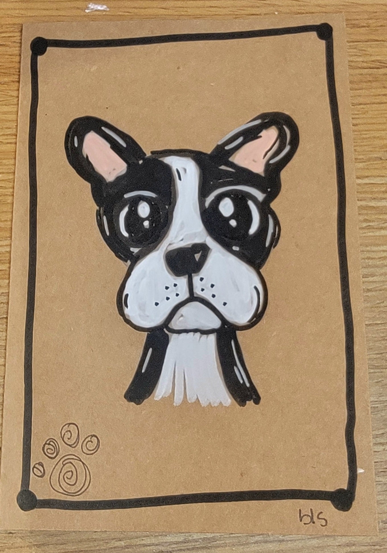 Greeting Card - Stock - Acrylic - No Writing - 6x4
