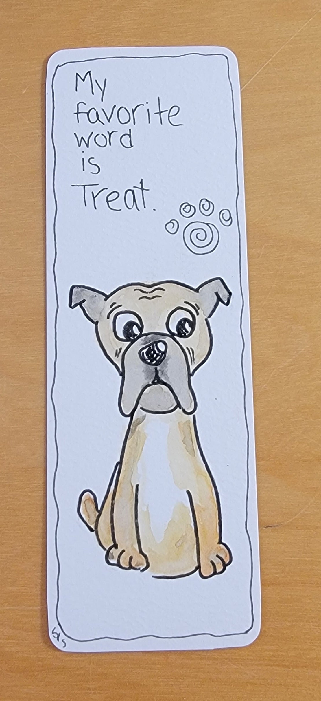 Bookmark - Watercolor & Marker