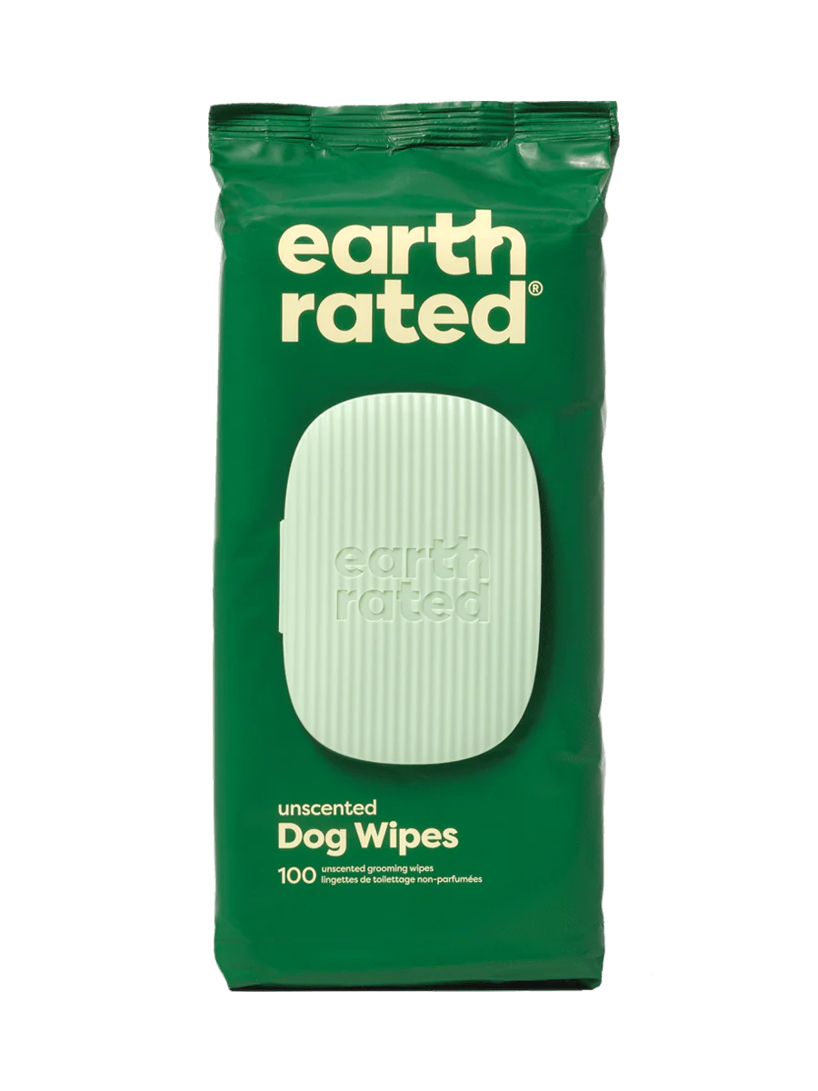 Earth Rated Dog Grooming Wipes 100ct