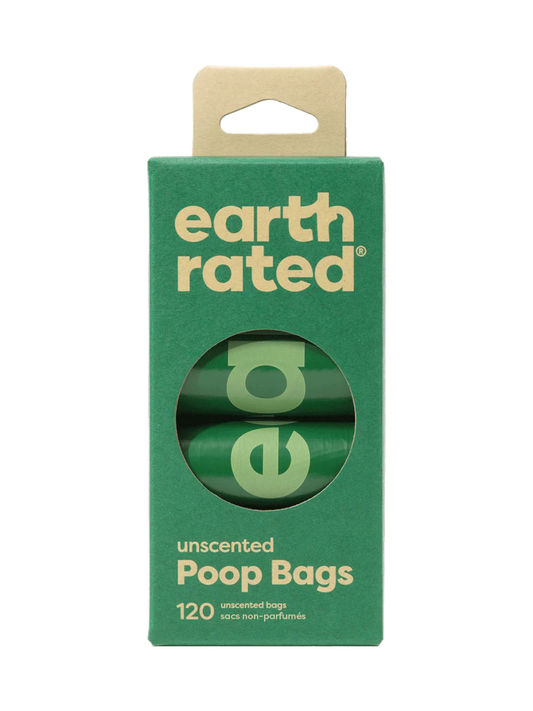 Earth Rated Poop Bags 8 rolls 120ct