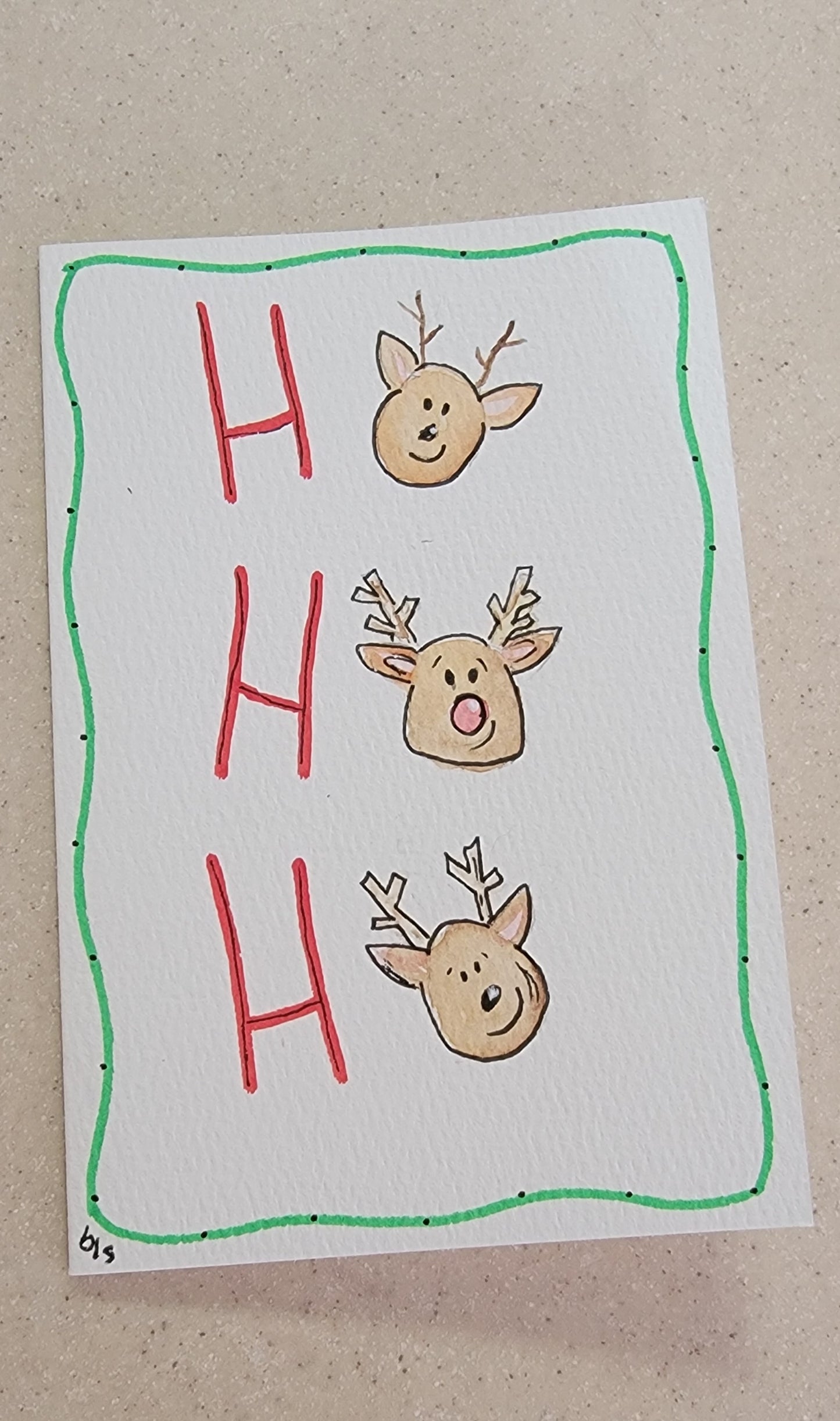 Watercolor Holiday Greeting Card