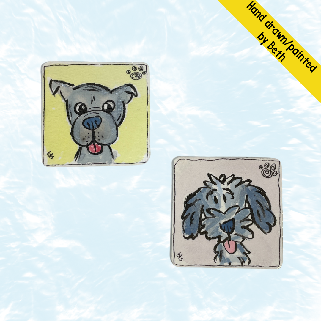 Watercolor Magnets - Small