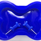 dog bone cake pan birthday candles blue