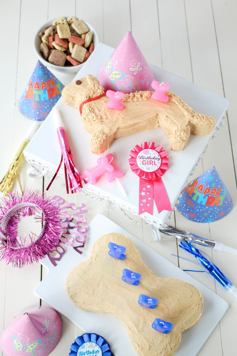 dog bone birthday candles
